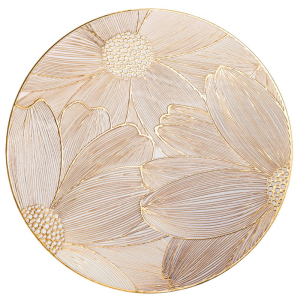 Mata dekoracyjna GLOSSY wzór 11 złota RAVI